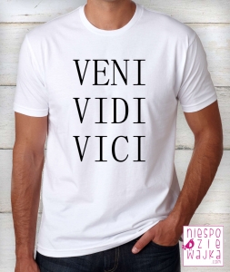 Koszulka Veni Vidi Vici dla zdobywcy :)